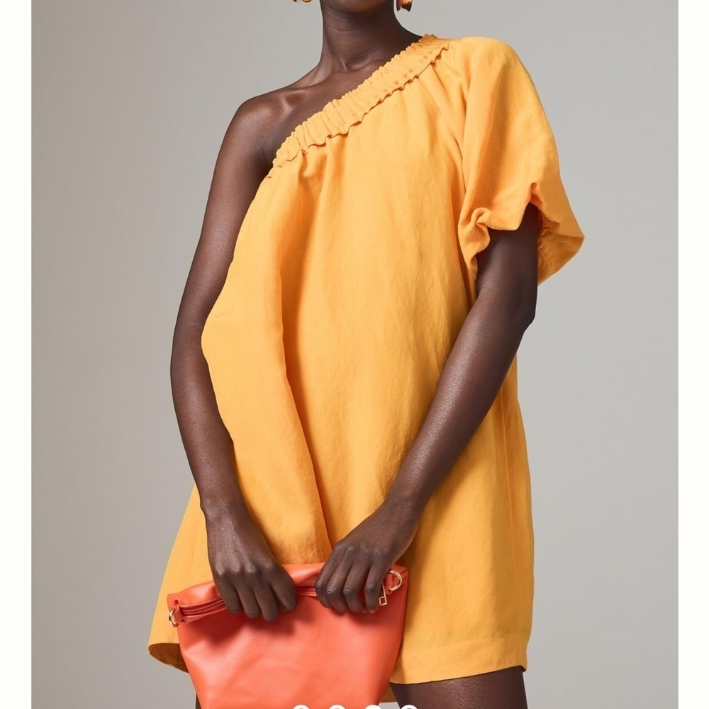 Anthropologie One Shoulder Waistless Dress - Size M